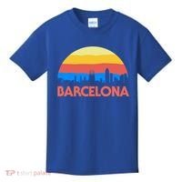 Barcelona Spain Retro Tourism Cool Gift Kids T-Shirt thumb 0