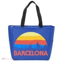 Barcelona Spain Retro Tourism Cool Gift Tote Bag thumb 0