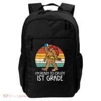 Bigfoot Sasquatch Ready To Crush 1st Grade First Day School Backpack thumb 0
