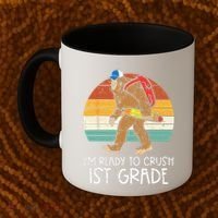 Bigfoot Sasquatch Ready To Crush 1st Grade First Day School Coffee Mug thumb 2