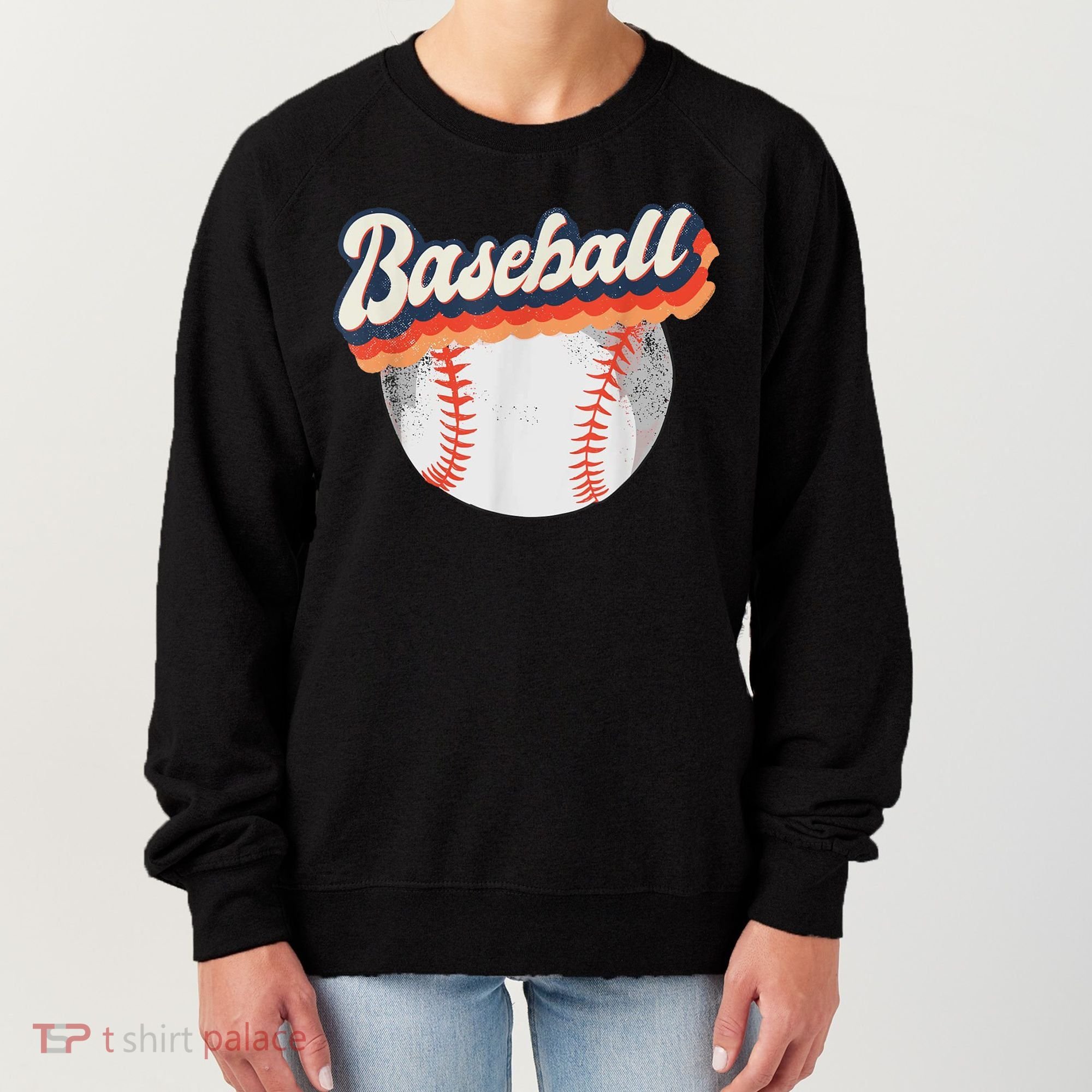 Baseball Sport Retro Women's Sweatshirt