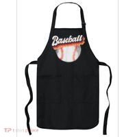Baseball Sport Retro Apron thumb 0