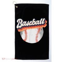 Baseball Sport Retro Golf Towel thumb 0