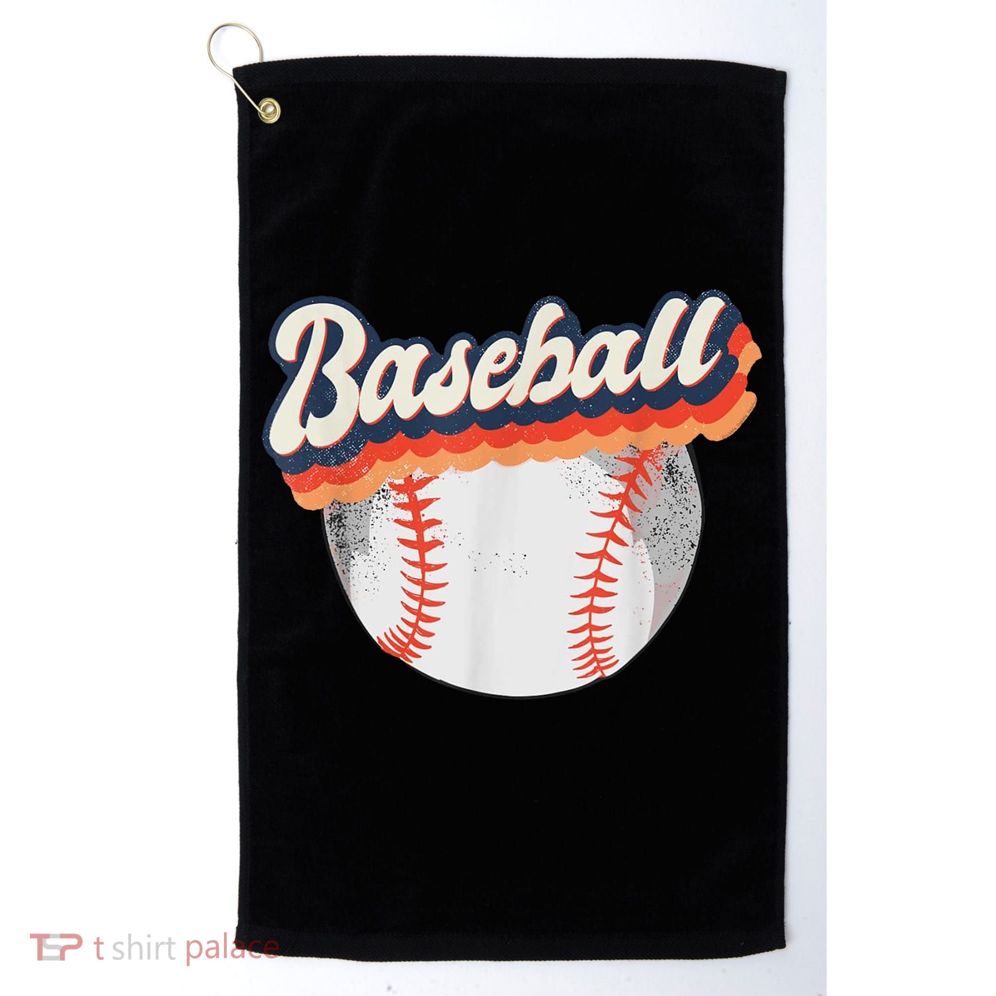 Baseball Sport Retro Golf Towel