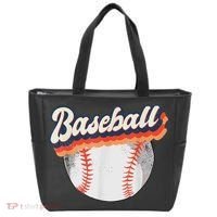 Baseball Sport Retro Tote Bag thumb 0