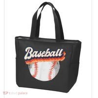 Baseball Sport Retro Tote Bag thumb 3