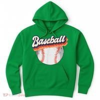 Baseball Sport Retro Hoodie thumb 0