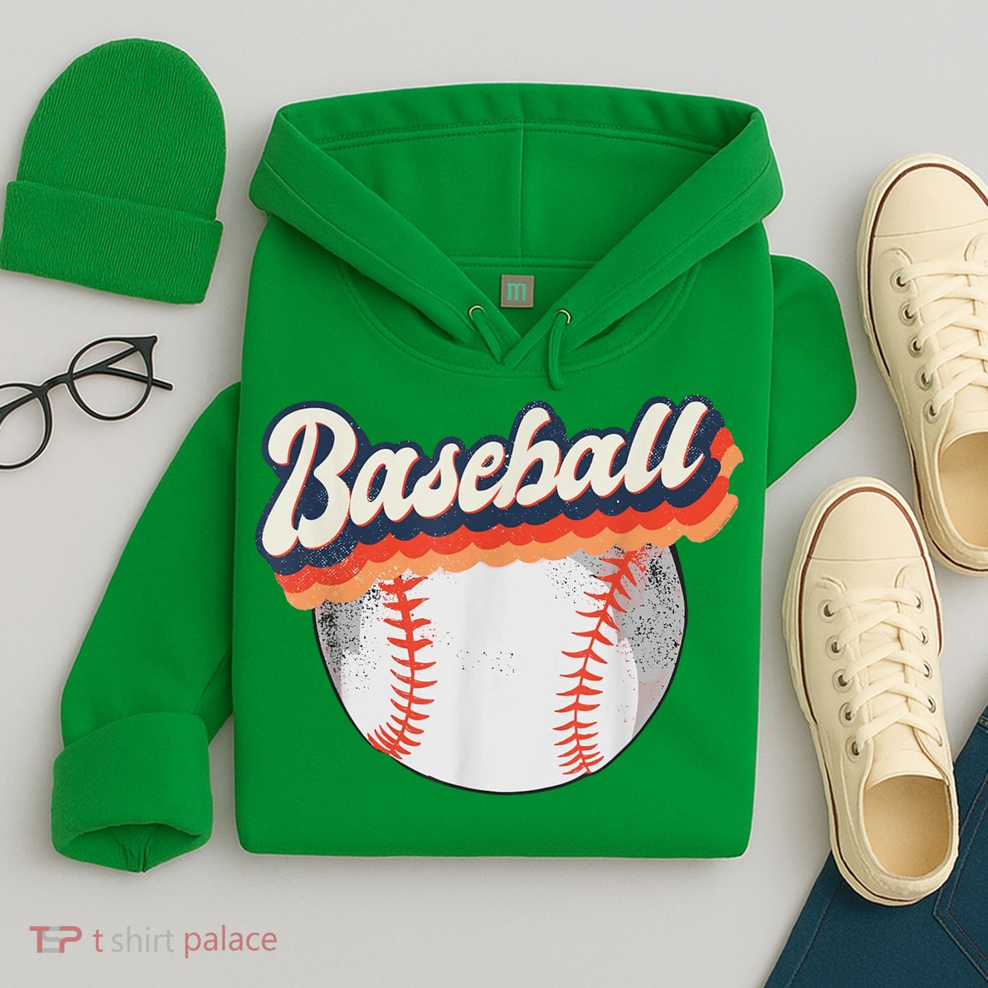 Baseball Sport Retro Hoodie