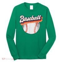 Baseball Sport Retro Long Sleeve Shirt thumb 0