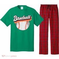Baseball Sport Retro Pajama Set thumb 0