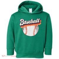 Baseball Sport Retro Toddler Hoodie thumb 0