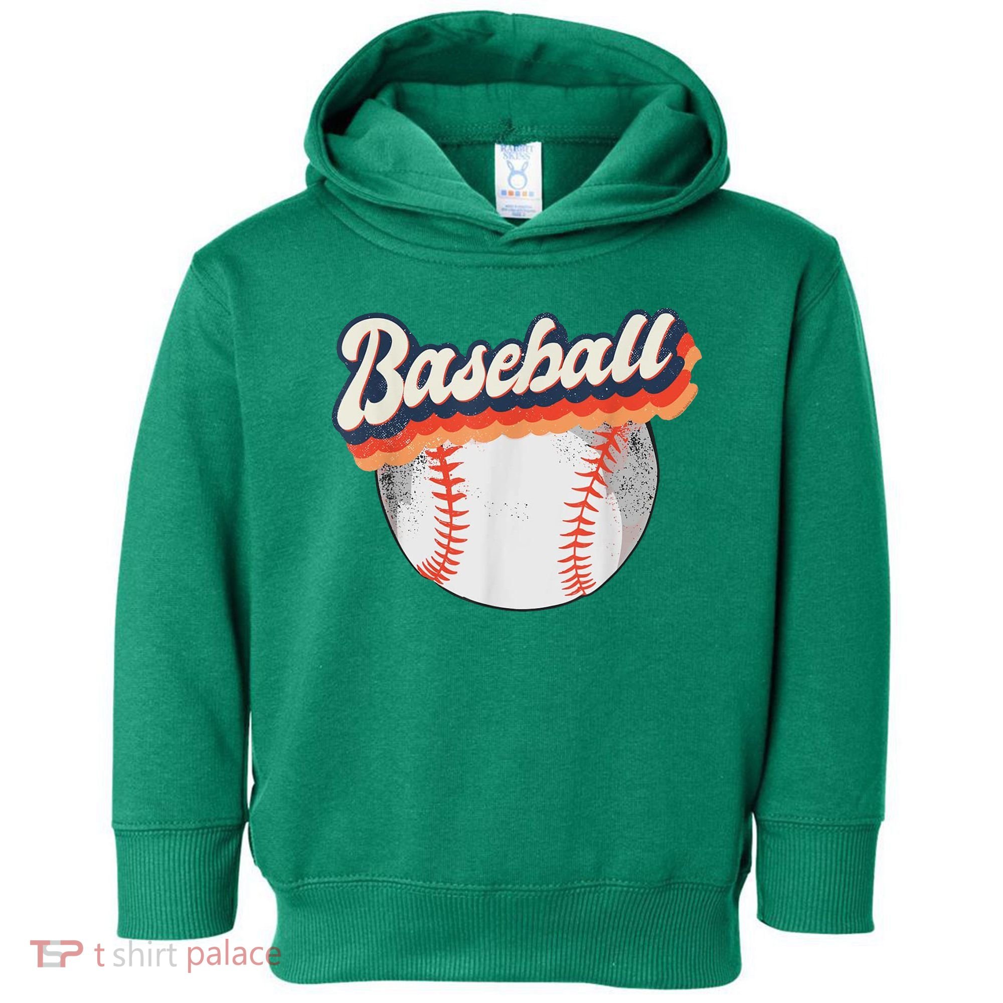 Baseball Sport Retro Toddler Hoodie