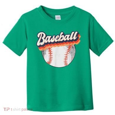 Baseball Sport Retro Toddler T-Shirt