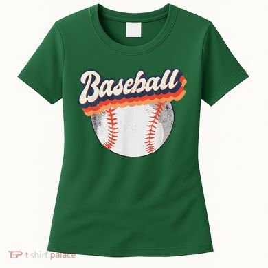 Baseball Sport Retro Women's T-Shirt