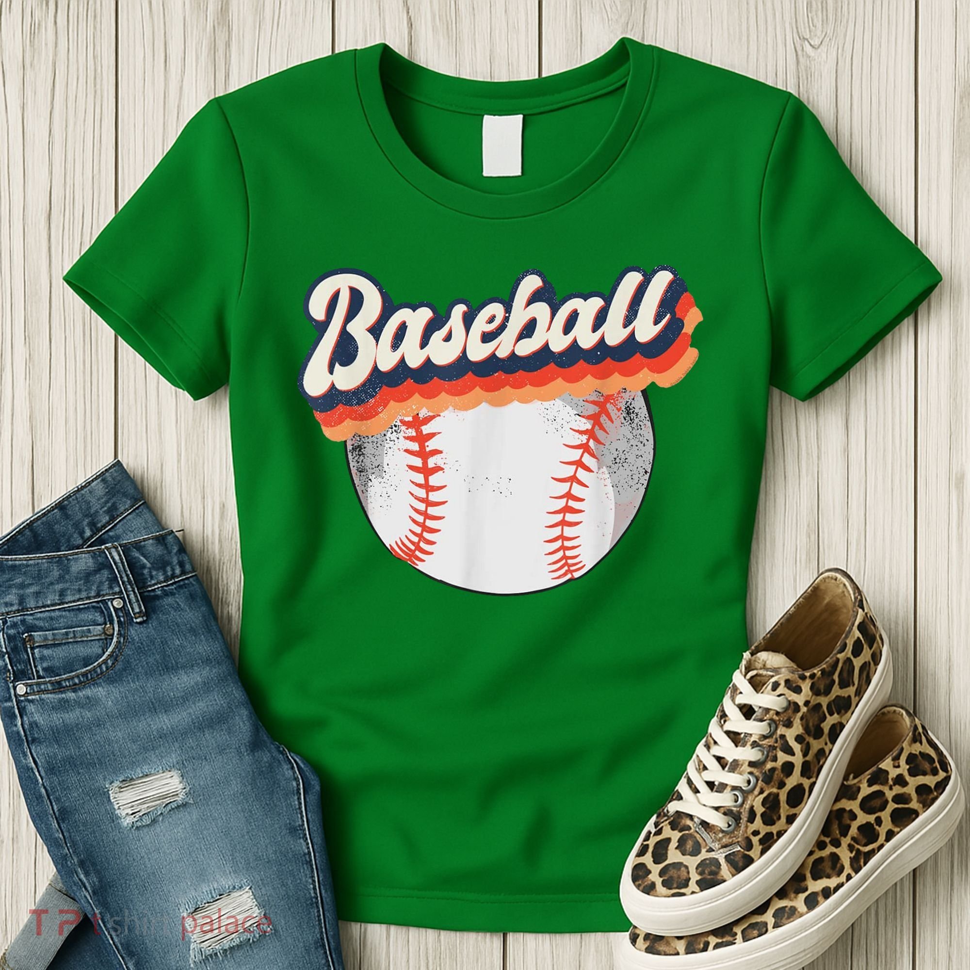 Baseball Sport Retro Women's T-Shirt