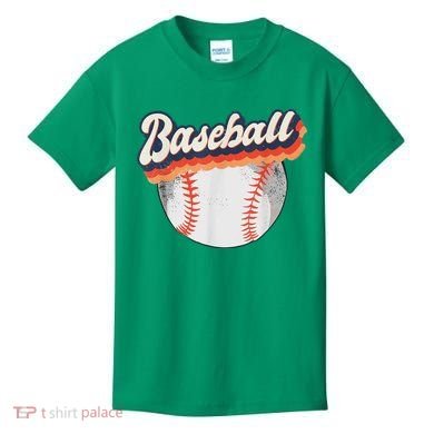 Baseball Sport Retro Kids T-Shirt