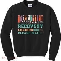 Back Surgery Recovery Funny Spinal Fusion Get Well Soon Kids Sweatshirt thumb 0