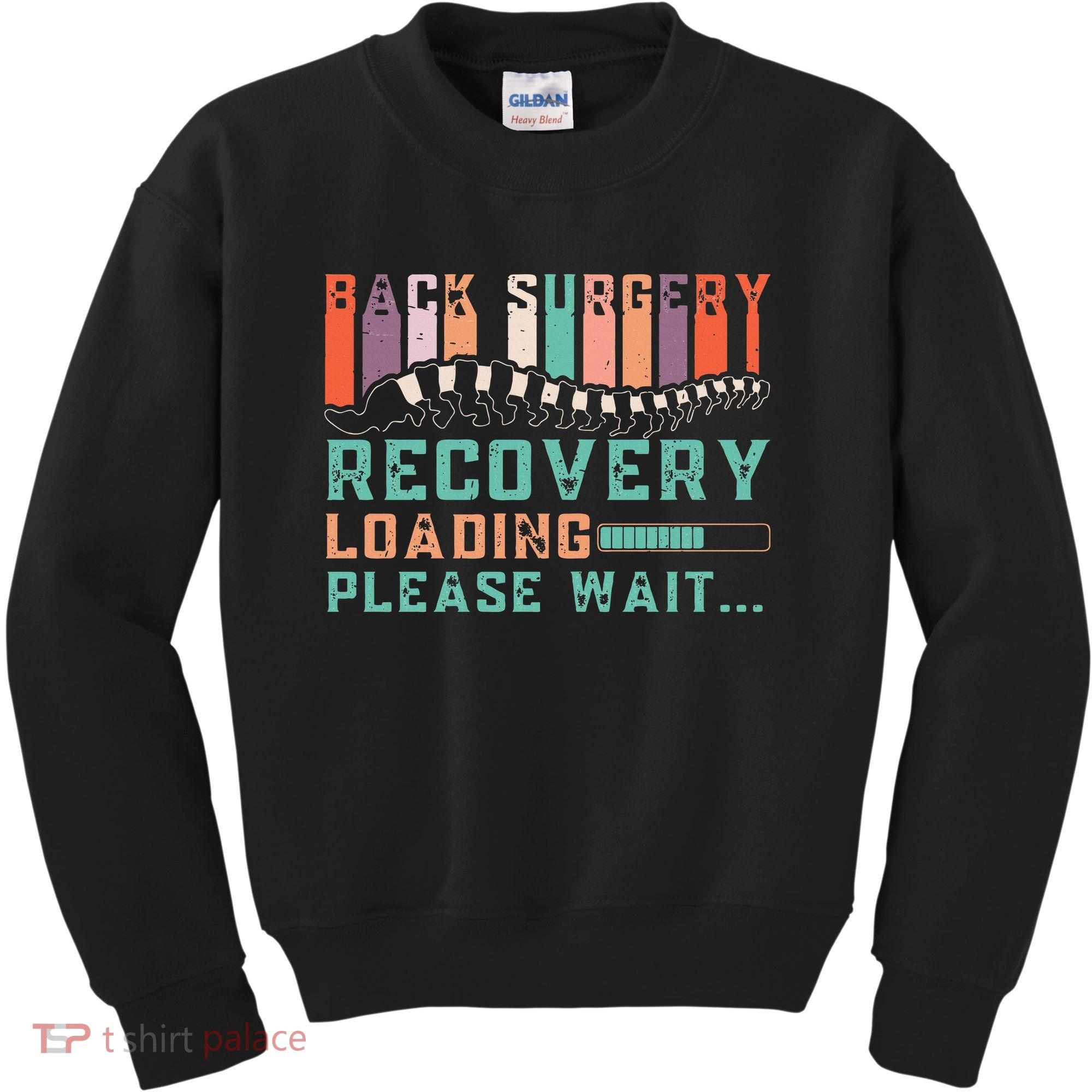Back Surgery Recovery Funny Spinal Fusion Get Well Soon Kids Sweatshirt