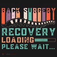 Back Surgery Recovery Funny Spinal Fusion Get Well Soon Kids Sweatshirt thumb 2
