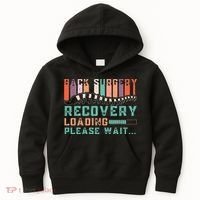 Back Surgery Recovery Funny Spinal Fusion Get Well Soon Kids Hoodie thumb 0