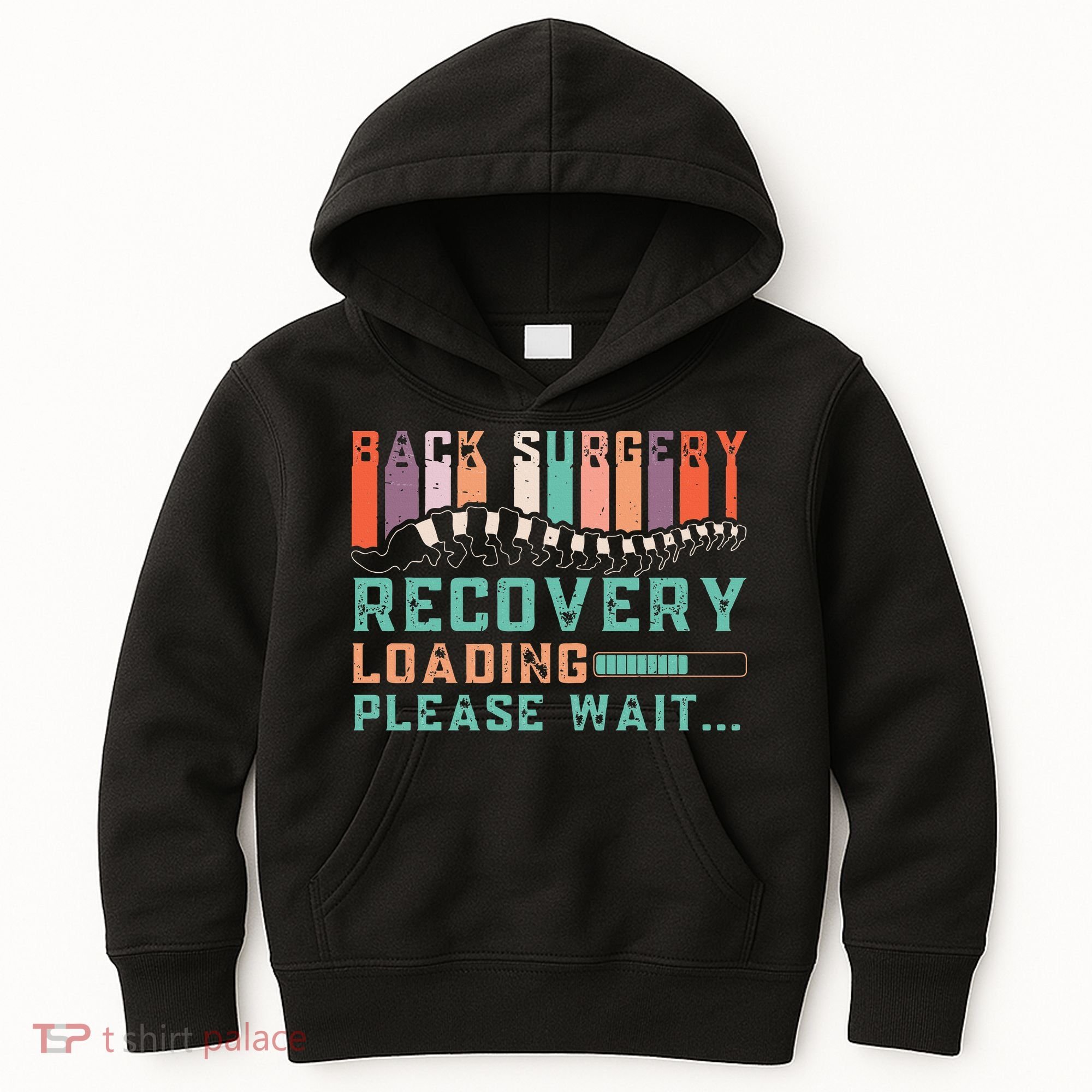 Back Surgery Recovery Funny Spinal Fusion Get Well Soon Kids Hoodie