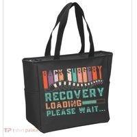 Back Surgery Recovery Funny Spinal Fusion Get Well Soon Tote Bag thumb 2