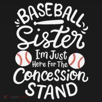 Baseball Sister Retro Big Sister Baseball For  Softball T-Shirt thumb 7