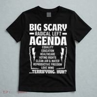 Big Scary Radical Left Agenda Social Justice Activist T-Shirt thumb 5