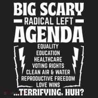 Big Scary Radical Left Agenda Social Justice Activist Beanie thumb 2