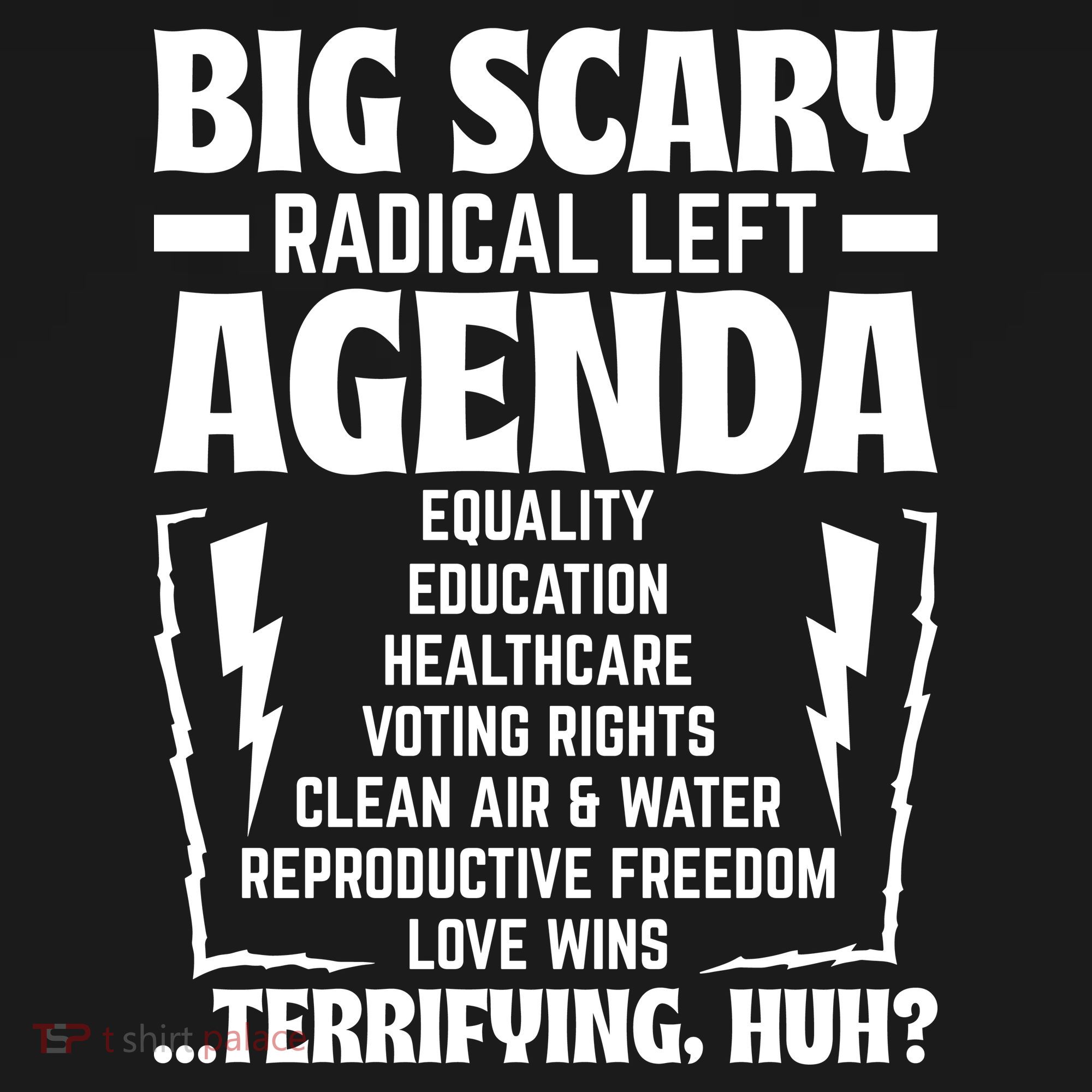 Big Scary Radical Left Agenda Social Justice Activist Women's Hoodie