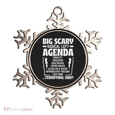 Big Scary Radical Left Agenda Social Justice Activist Ornament