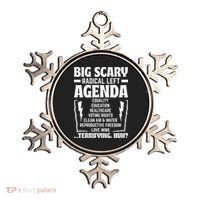 Big Scary Radical Left Agenda Social Justice Activist Ornament thumb 0