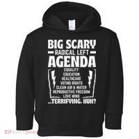 Big Scary Radical Left Agenda Social Justice Activist Toddler Hoodie thumb 0