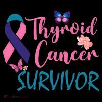 Butterflies Support Ribbon Thyroid Cancer Survivor Gift Women's Hoodie thumb 2