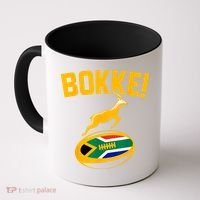 Bokke! Springbok Rugby South African Flag Coffee Mug thumb 0