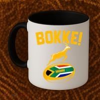 Bokke! Springbok Rugby South African Flag Coffee Mug thumb 2