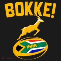Bokke! Springbok Rugby South African Flag Women's Hoodie thumb 2