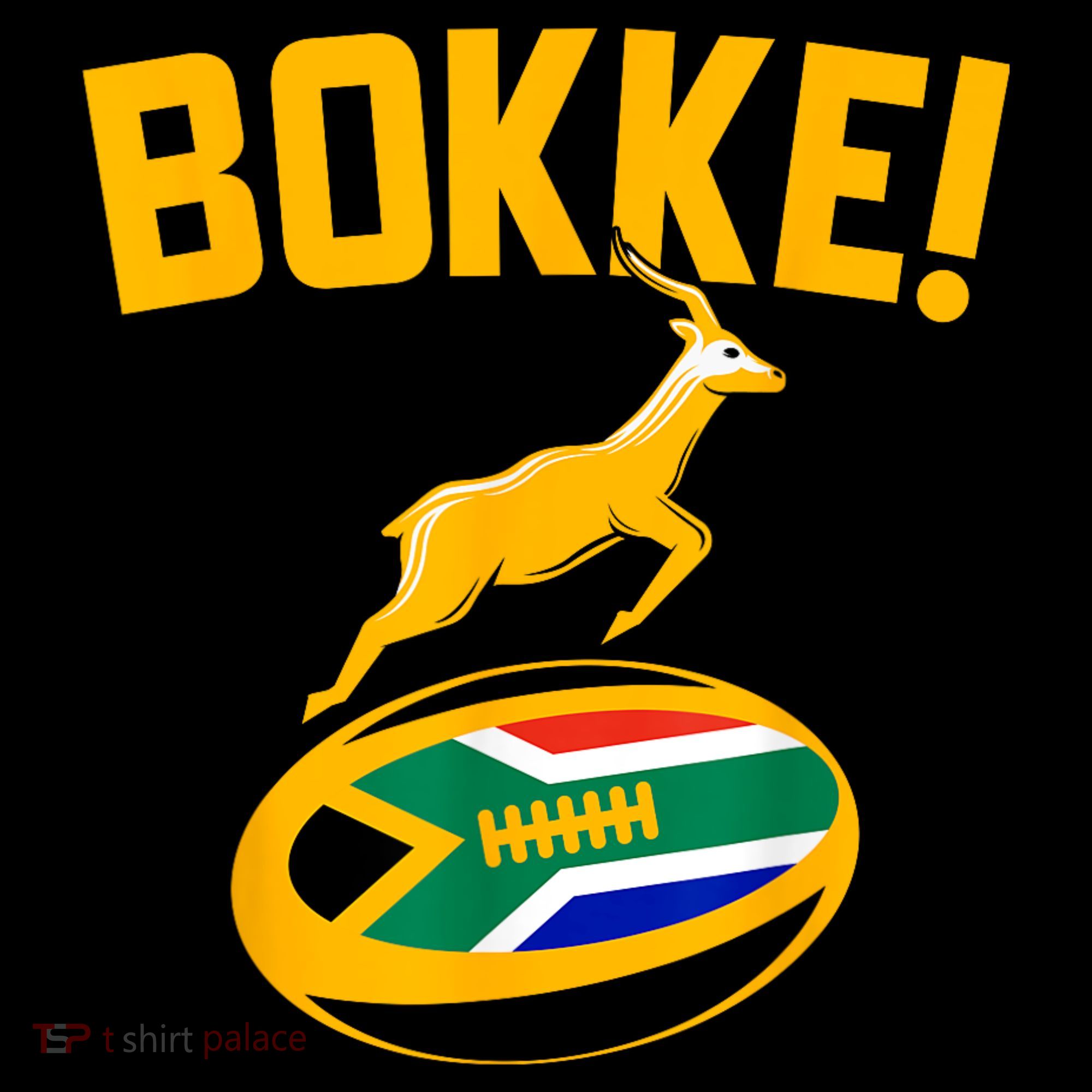 Bokke! Springbok Rugby South African Flag Women's Hoodie