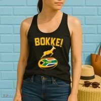 Bokke! Springbok Rugby South African Flag Women's Tank Top thumb 2