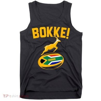 Bokke! Springbok Rugby South African Flag Tank Top