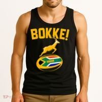 Bokke! Springbok Rugby South African Flag Tank Top thumb 3