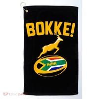 Bokke! Springbok Rugby South African Flag Golf Towel thumb 0