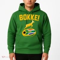 Bokke! Springbok Rugby South African Flag Hoodie thumb 2