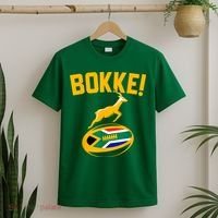 Bokke! Springbok Rugby South African Flag T-Shirt thumb 2