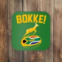 Bokke! Springbok Rugby South African Flag Coaster thumb 0