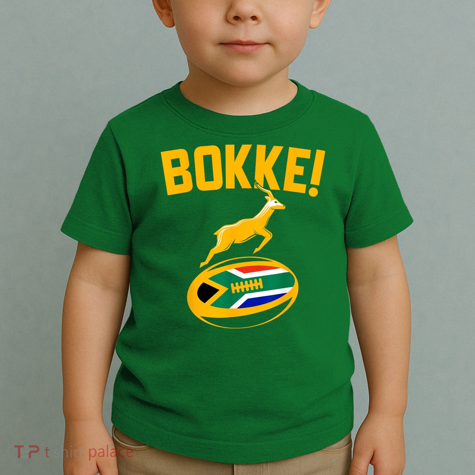 Bokke! Springbok Rugby South African Flag Toddler T-Shirt