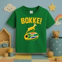Bokke! Springbok Rugby South African Flag Toddler T-Shirt thumb 3