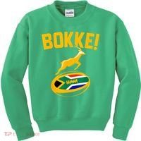 Bokke! Springbok Rugby South African Flag Kids Sweatshirt thumb 0