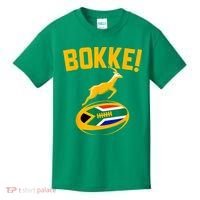 Bokke! Springbok Rugby South African Flag Kids T-Shirt thumb 0