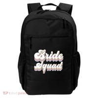 Bride Squad Retro Bachelorette Party Bridesmaids Meaningful Gift Backpack thumb 0